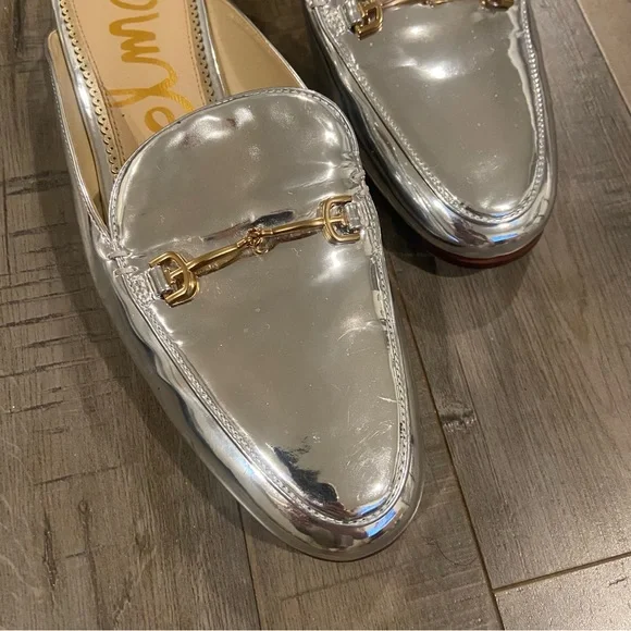 SAM EDELMAN “Linnie Bit Mule” in Metallic/Gold | Size 9 - Picture 5 of 8